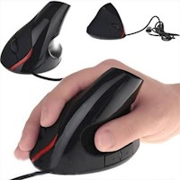 Mouse Vertical Optico Ergonomico con Cable USB