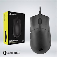 MOUSE GAMER CORSAIR SABRE PRO SENSOR OPTICO PIXART 18K DPI 6 BOTONES