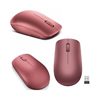 Mouse Inalambrico Lenovo 530  Ambidextro 1200 DPI Color Rojo Cereza