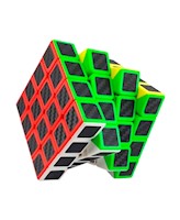 Cubo Mágico 4×4 Carbón Moyu Alta Velocidad de Competencia