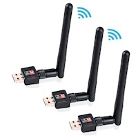 Kit de 3 Antenas WIFI para Pc o Laptop usb