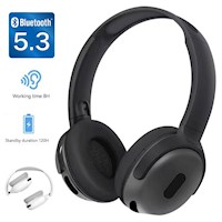 Audífonos Bluetooth Inalámbrico para PC Laptop Celular Negro