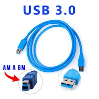 Cable Usb 3.0 Para Impresora, Scaner, Disco Externo