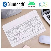 Mini Teclado Recargable Inalámbrico Bluetooth Windows Android Ipad