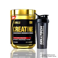 Creatina Monohidrata Level Pro 500Gr + Shaker