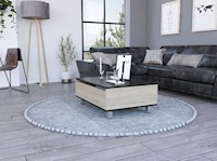 MESA DE CENTRO 5G-2  COLOR: ROVERE / WENGUE | MARCA: TUHOME