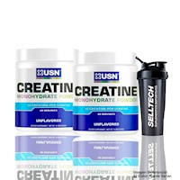 Pack Creatine Usn 300gr X2+Shaker