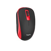 Mouse Inalámbrico 2.4 GHZ Havit HV-MS626GT,  – Color Negro Rojo