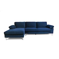 Seccional Izquierdo Modelo Fox azul osc