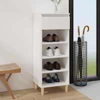 Zapatera Multiusos Betty color Blanco Tu Mesita 1 cajón