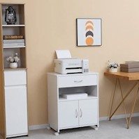 Mueble para Impresora Melamina Blanco