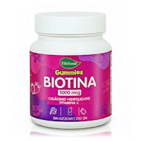 Biotina 5000 mcg + Colágeno + Vitamina C en Gomitas Sin Azúcar (200 g) - Fitosana