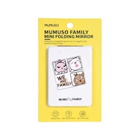 MUMUSO FAMILY MINI FOLDING MIRROR (RECTANGULAR/WHITE)
