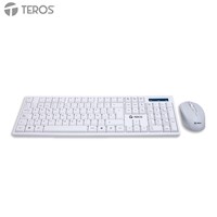 Kit Teclado y Mouse Inalámbrico TEROS TE-5016S 2.4GHz Español Blanco
