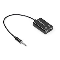 Startech Adaptador Splitter Audio Mini-Jack 35mm 2x Hembra MUY1MFFADP