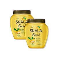 Mascara Tratamiento 2En1 Banana E Bacuri 1000G - Skala 2 Unid