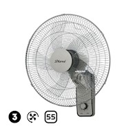 Ventilador de pared Dioré MWF-1605_UNIDAD 3 velocidades 5 aspas 55 W