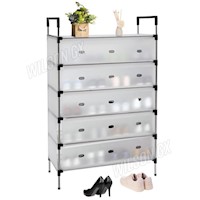Organizador Estante de 6 Niveles para Zapatos Ropa Dormitorio 1 metro