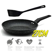 Sartén antiadherente con Espátula 27 cm para Cocina