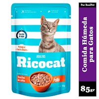 Comida Húmeda para Gato Ricocat Pollo 85gr