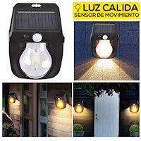 Lampara Solar Con Sensor De Oscuridad Y Movimiento Luz 100 Leds