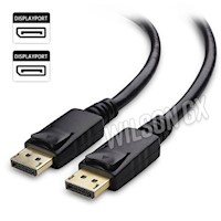 Cable Displayport a Display port Extensor 1.8 metros 4K HD DP a DP