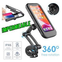 Soporte Holder Universal para Celular Bicicleta Moto Impermeable 360