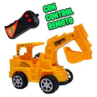 Juguete Tractor Excavador a Control Remoto Construccion