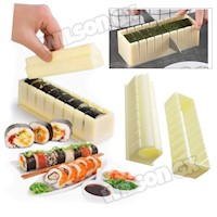 Moldes para hacer Sushi Maki Kit Molde para Makis 9 cortes