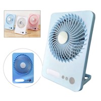 Ventilador con Lampara Portátil Kawaii Silencioso Recargable