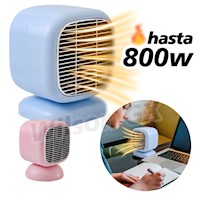 Calefactor portátil Calentamiento Rápido 800W para Escritorio Hogar