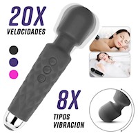 Vibrador Masajeador Kira 20 Intensidades Consolador Dildo Recargable