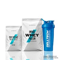 Pack Myprotein Impact Whey Protein 1 kg Vainilla + Creatina 250gr + Shaker