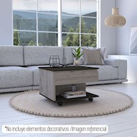 MESA FUNCIONAL 5G-1 - C/W, MODELO: 5G, COLOR: CENIZA/WENGUE, MARCA TUHOME