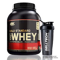 Proteína ON Gold Standard 100% Whey 5lb Cookies&cream+Shaker