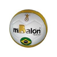 Pelota De Futbol Mibalón Todo Terreno Pvc Nº 4 Brasil
