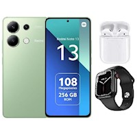 Xiaomi Redmi Note 13 256GB Verde + Audifonos + Smartwatch