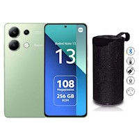 Xiaomi Redmi Note 13 256GB Verde + Parlante Bluetooth