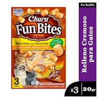 Snack para Gato Churu Fun Bites Pollo 3 x 20gr