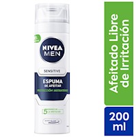 Espuma De Afeitar Nivea Men Sensitive - Frasco 200Ml