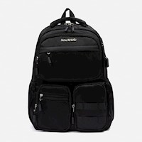 Mochila New Athletic Targer48 Negro Unisex