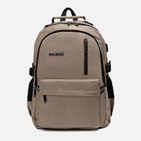 Mochila New Athletic Vortika61 Beige Unisex