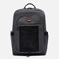 Mochila New Athletic Vortika69 Gris Con Negro Unisex