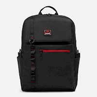 Mochila New Athletic Vortika70 Negro Con Rojo Unisex