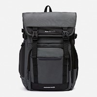 Mochila New Athletic Atlas71 Plomo Con Negro Unisex