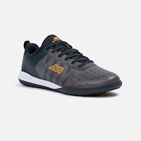 Zapatillas New Athletic Football Slabs49 Gris Con Naranja Juvenil