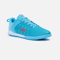 Zapatillas New Athletic Football Slabs49 Celeste Con Fucsia Juvenil