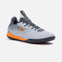 Zapatillas New Athletic Football Slabs53 Gris Con Naranja Hombre