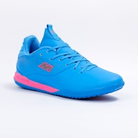 ZAPATILLAS NEW ATHLETIC FOOTBALL SLABS53 TURQUESA CON FUCSIA PARA HOMBRE