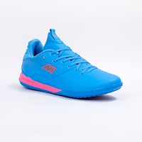 ZAPATILLAS NEW ATHLETIC FOOTBALL SLABS53 TURQUESA CON FUCSIA JUVENIL